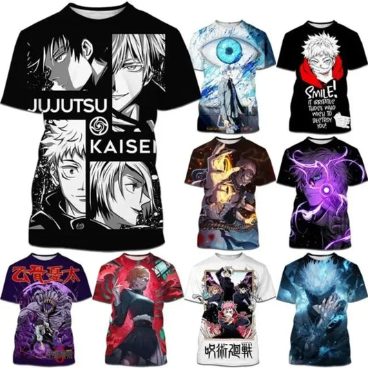 Jujutsu Kaisen T-shirt imprimé 3D