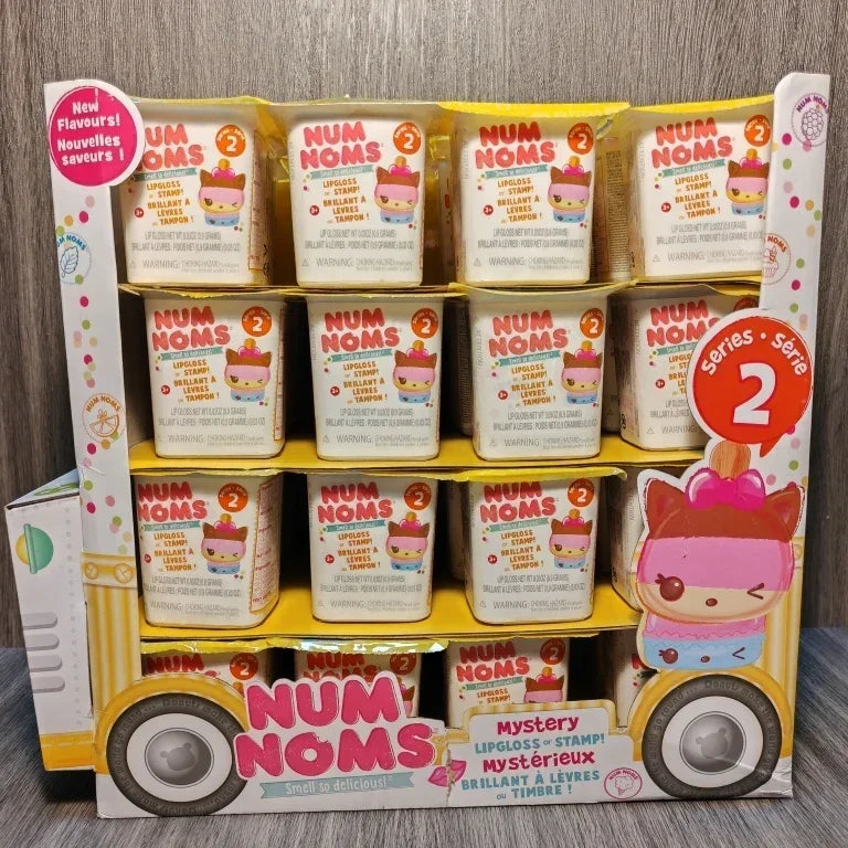 Numnoms Lipgloss Stamp Smell So Delicious Blind Box Toy Model Anime Figures Collect Ornaments