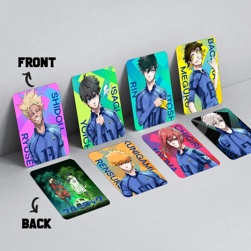 60PCS/Set Anime BLUE LOCK Isagi Yoichi Bachira Chigiri Figures Photo Cards