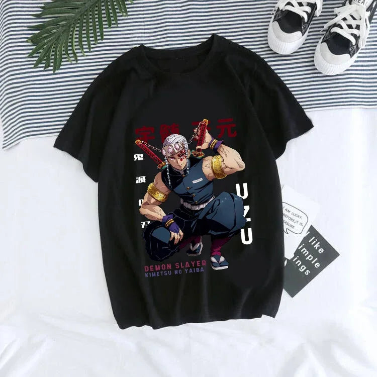 Kimetsu no Yaiba T-Shirt Tanjiro Kamado Anime T-Shirt graphique