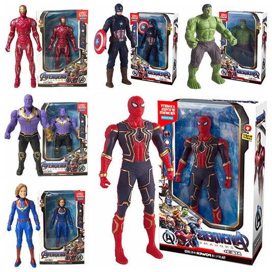 Avengers-Superhelden-Actionfiguren – Spider-Man, Iron Man, Hulk, Captain America – Sammelspielzeug
