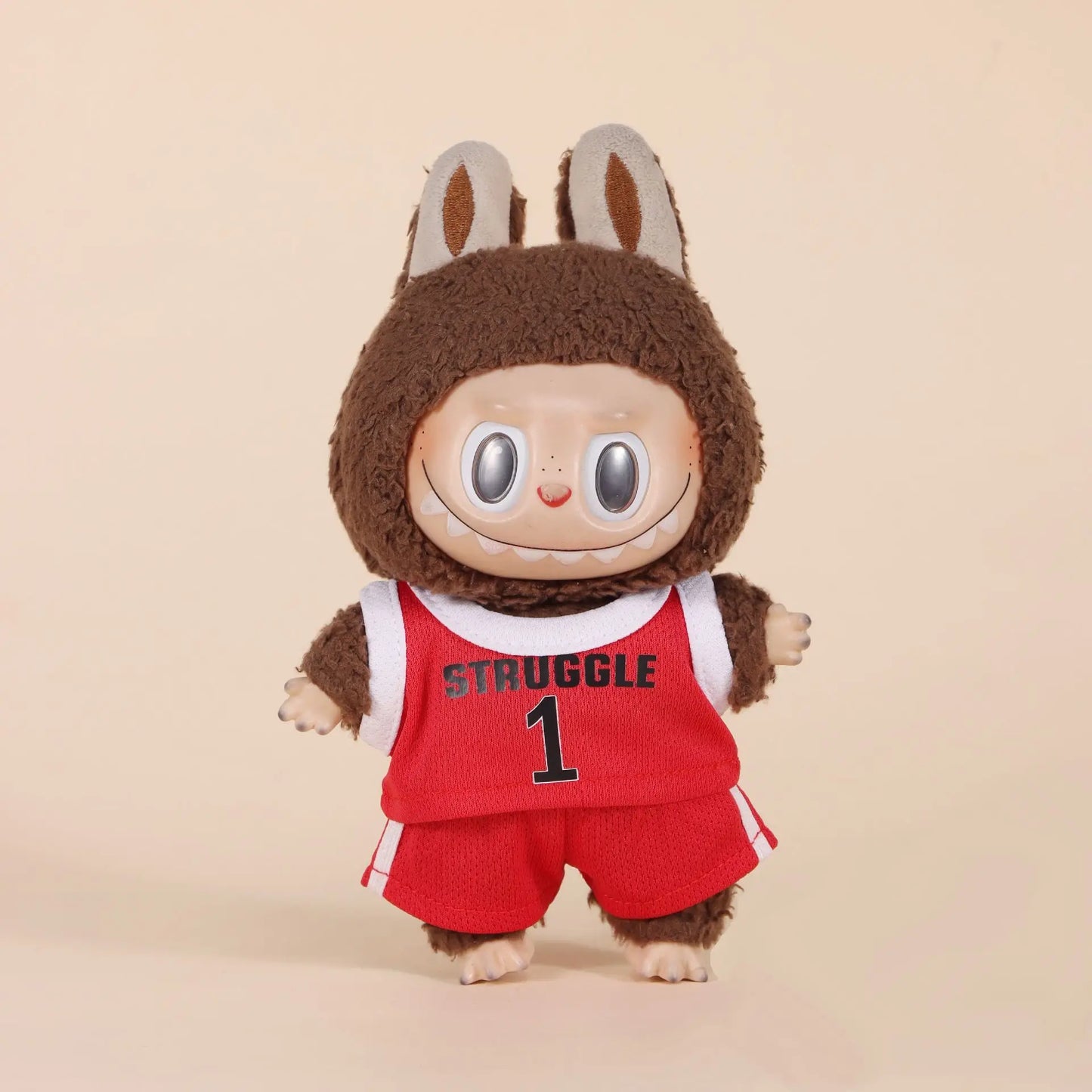 Verkauf Nur Verkauf Kleidung 17 cm Erste Zweite Generation Labubu Basketball Kleidung Nette Puppe Dekoration Handgemachte Puppe Kleidung Geschenk