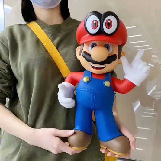 39 cm große Super Mario Bowser-Actionfigur – großes PVC-Sammelspielzeug