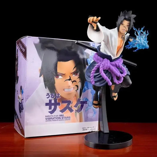 Bandai 20cm Naruto Anime Sasuke Figur Aktion Uchiha Cartoon Spielzeug
