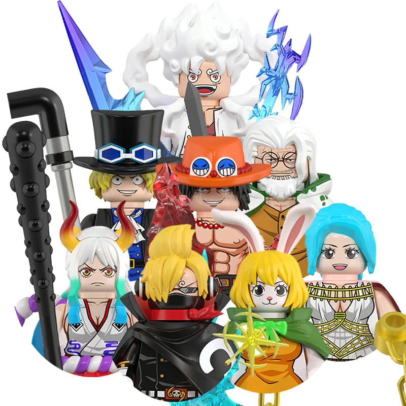 MOC Anime Cartoon Bricks Dolls – Mini-Lernpuzzle Bausteine ​​Spielzeug Geschenk