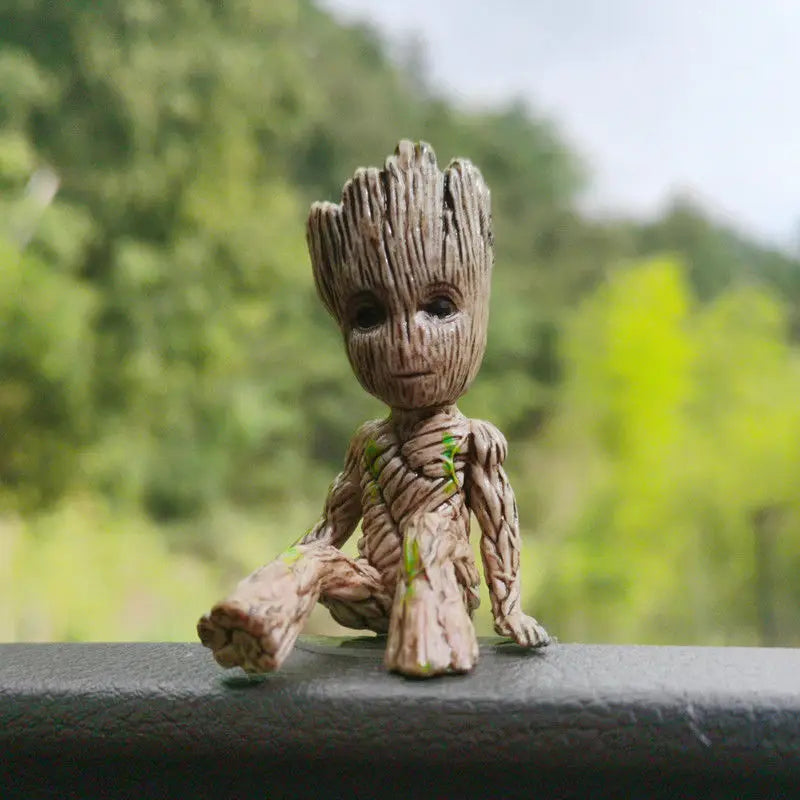 Figurine articulée de 6 cm Groot, les Gardiens de la Galaxie, Tree Man, Hero, Anime, Mini, à décorer