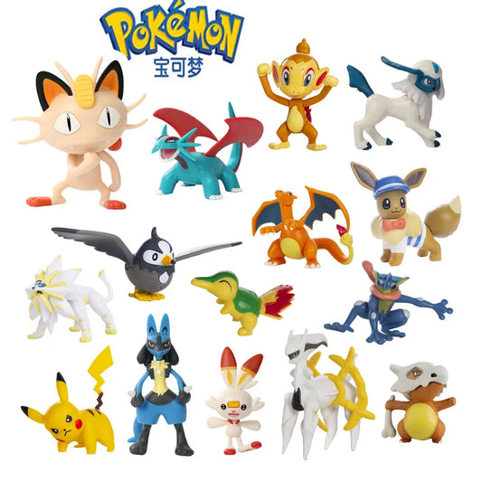 Neue Pokémon Anime-Actionfiguren – Pikachu, Lucario, Mewtwo und mehr