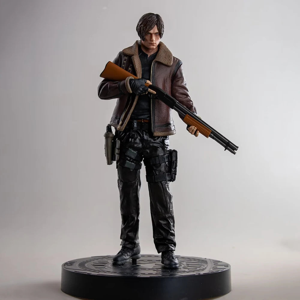 33 cm große Resident Evil Leon S. Kennedy-Figur – GK PVC-Actionmodellstatue und Sammlergeschenk