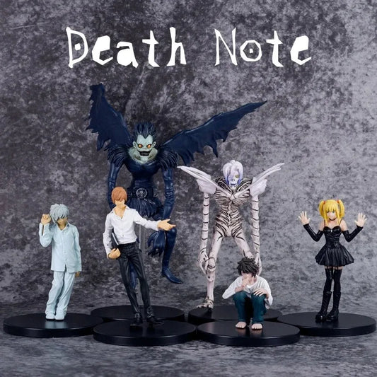 Figurine Death Note Yagami Light &amp; Ryuk – Poupée modèle statique en PVC de 9 cm, MisaMisa Q Version à collectionner