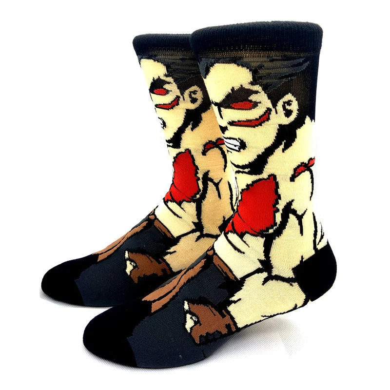 Neue Marvel Anime-Filmsocken – Lustige Wadensocken aus Baumwolle für Männer und Frauen, Cosplay-Hip-Hop-Stil