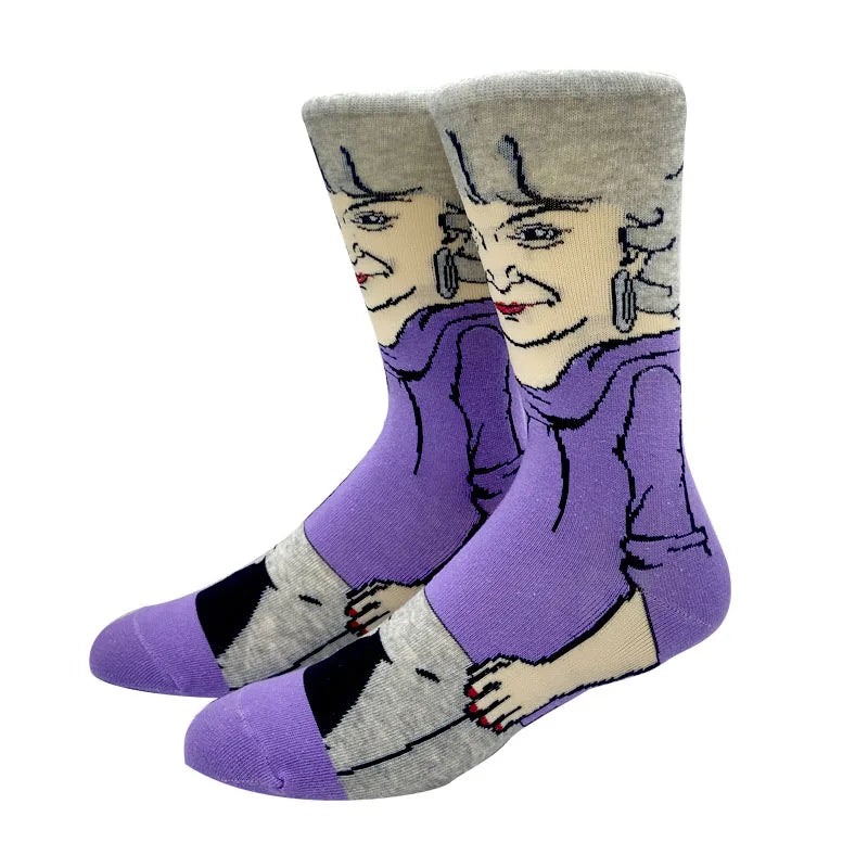 Neue Marvel Anime-Filmsocken – Lustige Wadensocken aus Baumwolle für Männer und Frauen, Cosplay-Hip-Hop-Stil