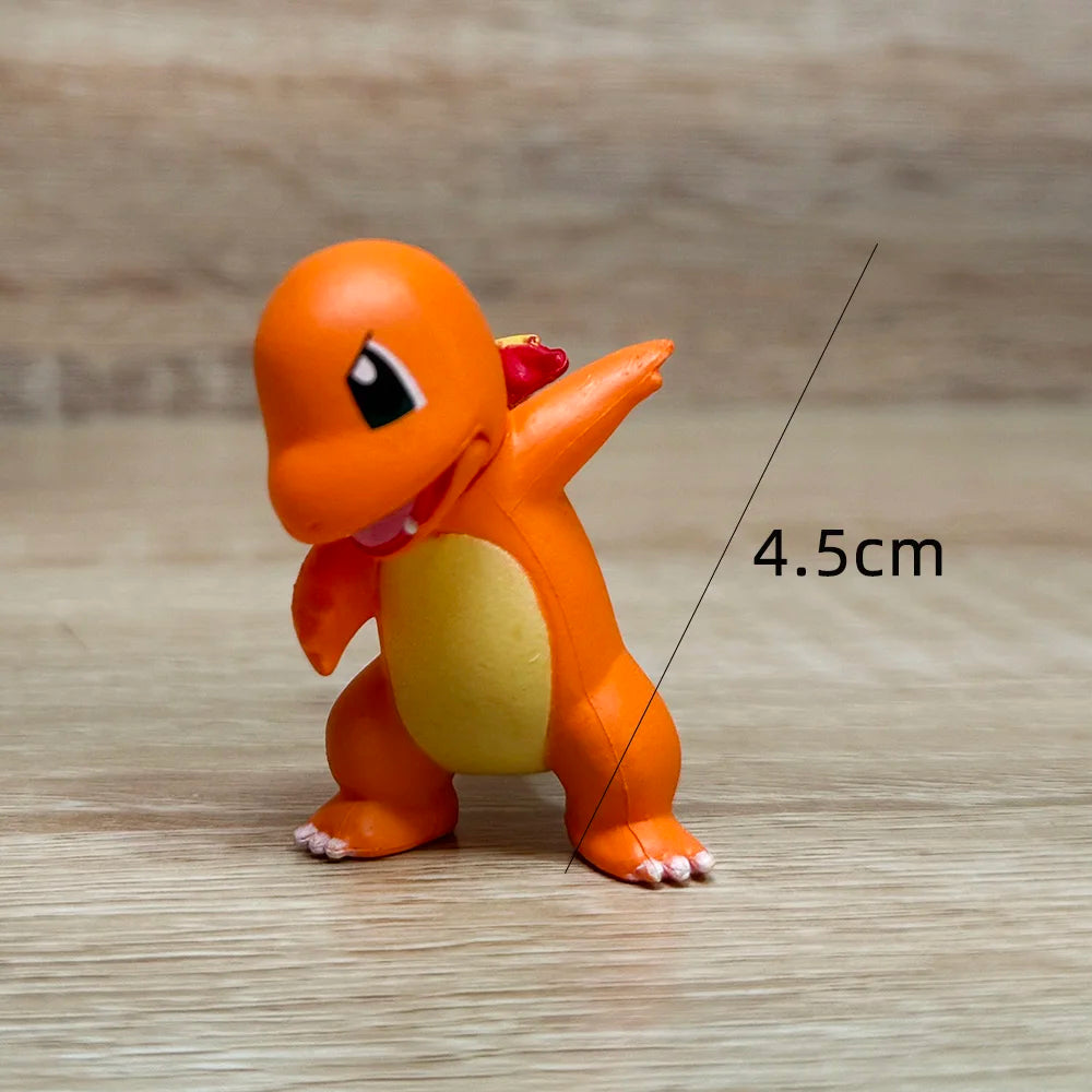 Figurine d'action Pokémon Pikachu Jouets Charmander Squirtle Bulbasaur Petite figurine pour enfants