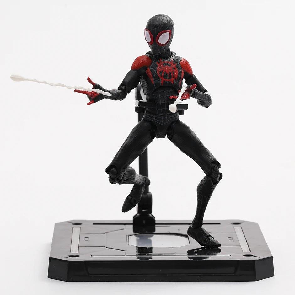 Sentinel Miles Morales SV-Actionfigur – Spider-Man Into the Spider-Verse Sammlermodell, Spielzeug und Geschenk