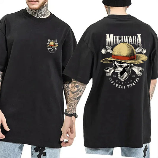 Harajuku Street Style T-Shirt Anime Bedrucktes lockeres Sommer-T-Shirt