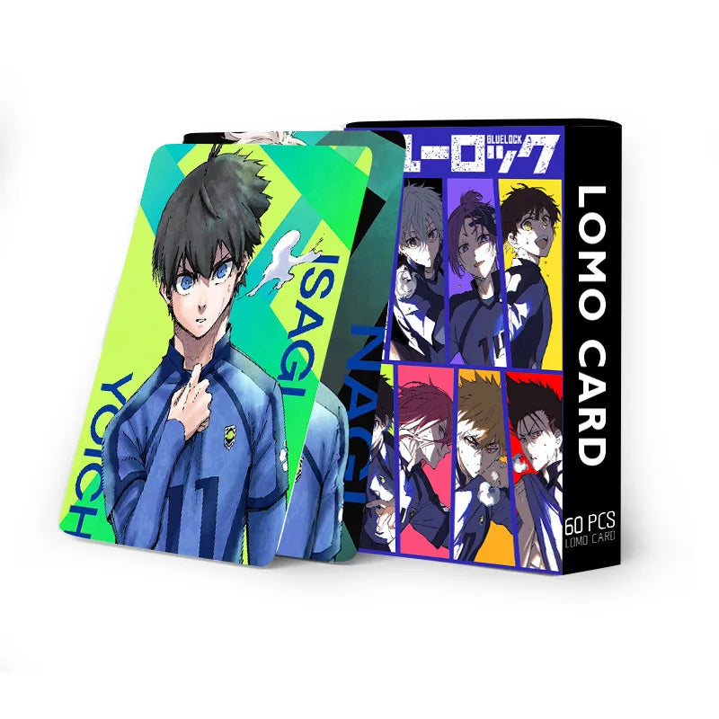 60PCS/Set Anime BLUE LOCK Isagi Yoichi Bachira Chigiri Figures Photo Cards