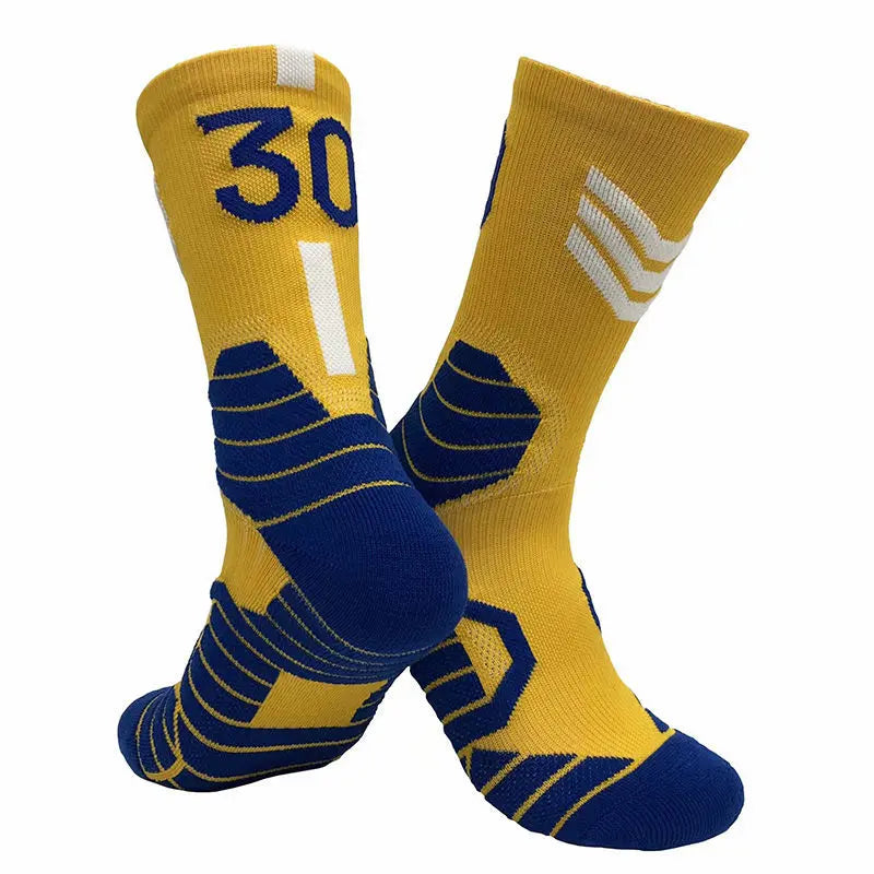 Professionelle Elite-Basketballsocken – Rutschfest, dick, atmungsaktiv für Erwachsene und Kinder