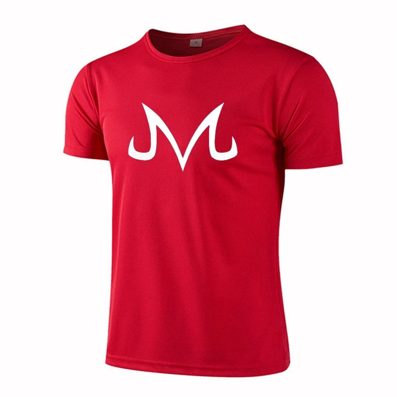 T-shirt d'été respirant à la mode pour hommes avec motif d'anime Majin Buu