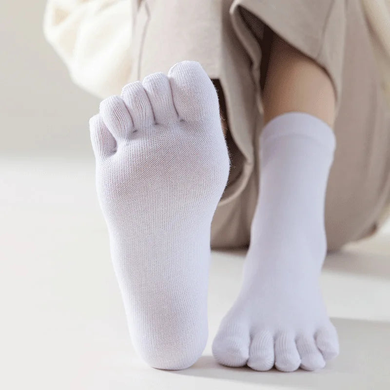 Fünf-Zehen-Socken für Herren – Atmungsaktive, schweißabsorbierende Baumwolle für Sport & Business
