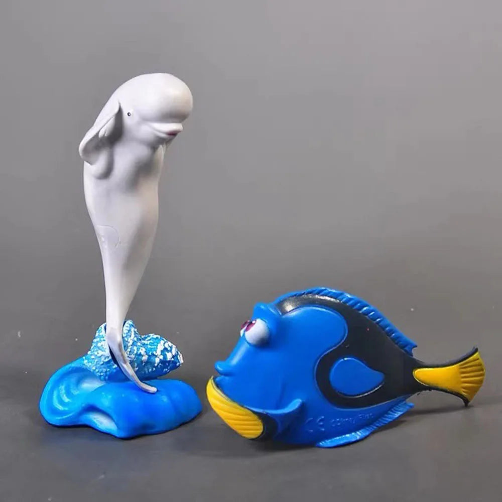 6-Pcs Disney Finding Nemo & Dory Figures – 3-11CM Mini PVC Action Model Set for Kids & Xmas Gifts