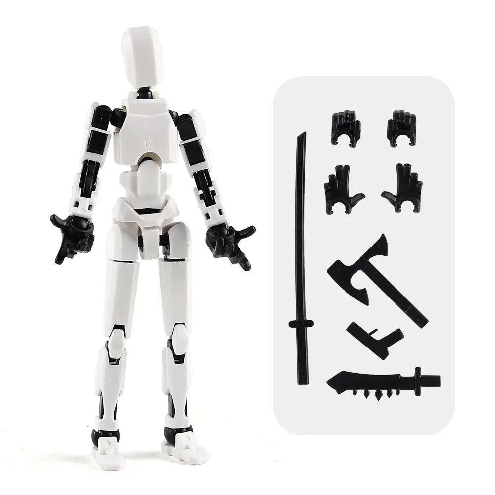 DIY leuchtender T13 Shapeshift-Roboter und Hund – 3D-gedruckte bewegliche Actionfiguren