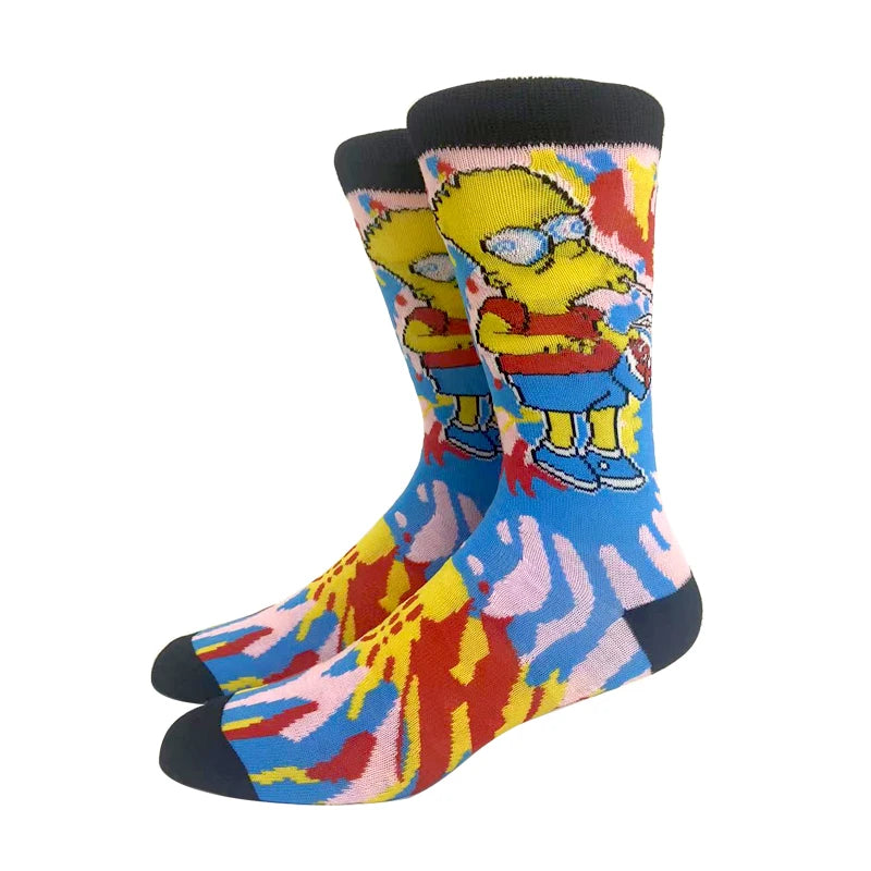 Neue Marvel Anime-Filmsocken – Lustige Wadensocken aus Baumwolle für Männer und Frauen, Cosplay-Hip-Hop-Stil