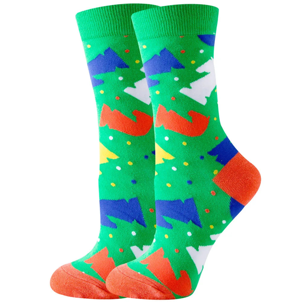Süße Cartoon Tier & Blumen Socken – Kawaii Harajuku Mode für Herbst & Winter