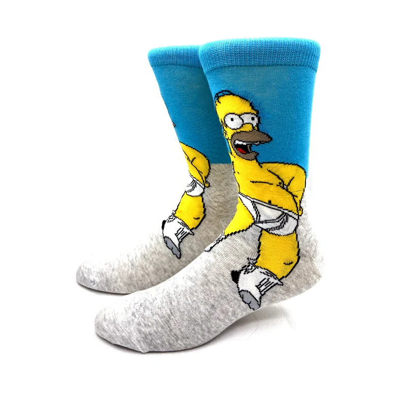 Neue Marvel Anime-Filmsocken – Lustige Wadensocken aus Baumwolle für Männer und Frauen, Cosplay-Hip-Hop-Stil