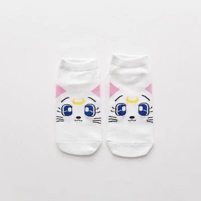 Neue Sailor Moon Baumwollsocken – Süße, atmungsaktive und lustige Frühlingssocken für Damen