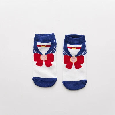 Neue Sailor Moon Baumwollsocken – Süße, atmungsaktive und lustige Frühlingssocken für Damen