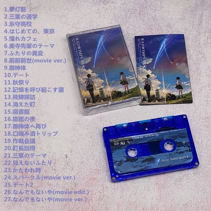 Cards Cassette Tape Music Neon Genesis The Rock Nana Hatsune Miku Cartoon Character Soundtrack Record