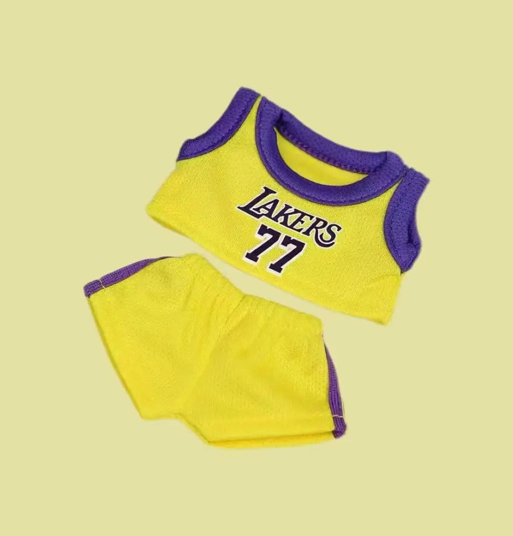 Verkauf Nur Verkauf Kleidung 17 cm Erste Zweite Generation Labubu Basketball Kleidung Nette Puppe Dekoration Handgemachte Puppe Kleidung Geschenk