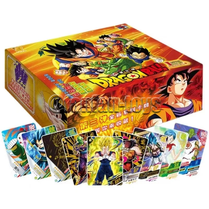 5/25/50 Pcs Dragon Ball Cards Son Goku Saiyan Vegeta TCG Rare Trading Collection Card  Anime