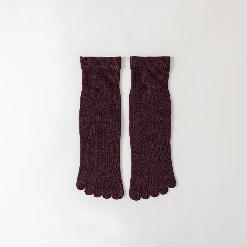 Fünf-Zehen-Socken für Herren – Atmungsaktive, schweißabsorbierende Baumwolle für Sport & Business