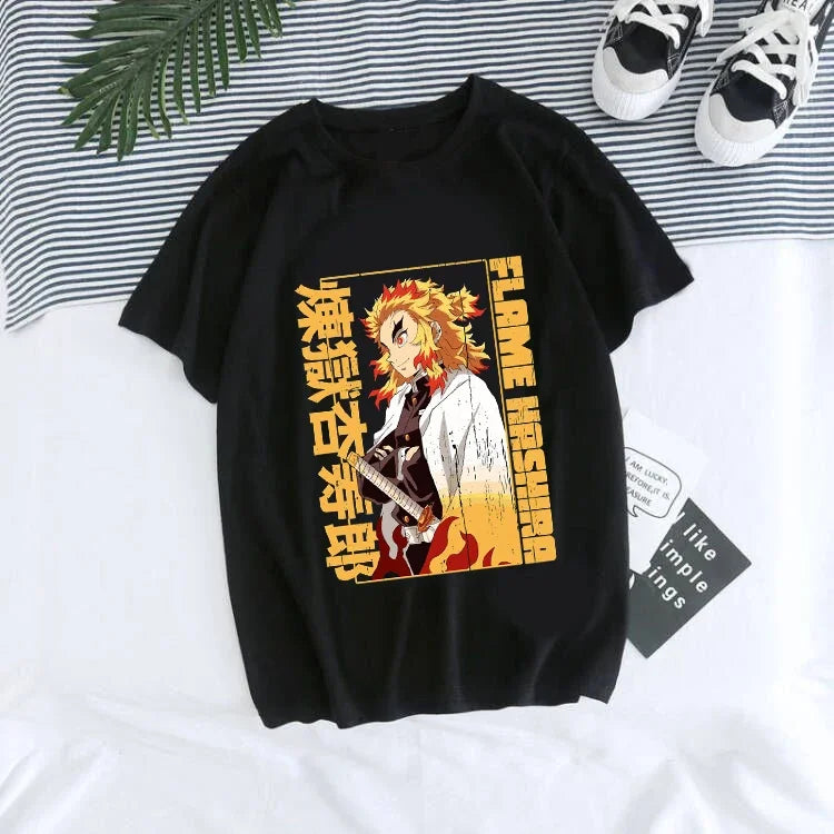 Kimetsu no Yaiba T-Shirt Tanjiro Kamado Anime T-Shirt graphique