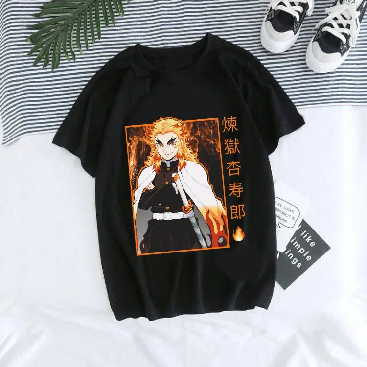 Kimetsu no Yaiba T-Shirt Tanjiro Kamado Anime T-Shirt graphique