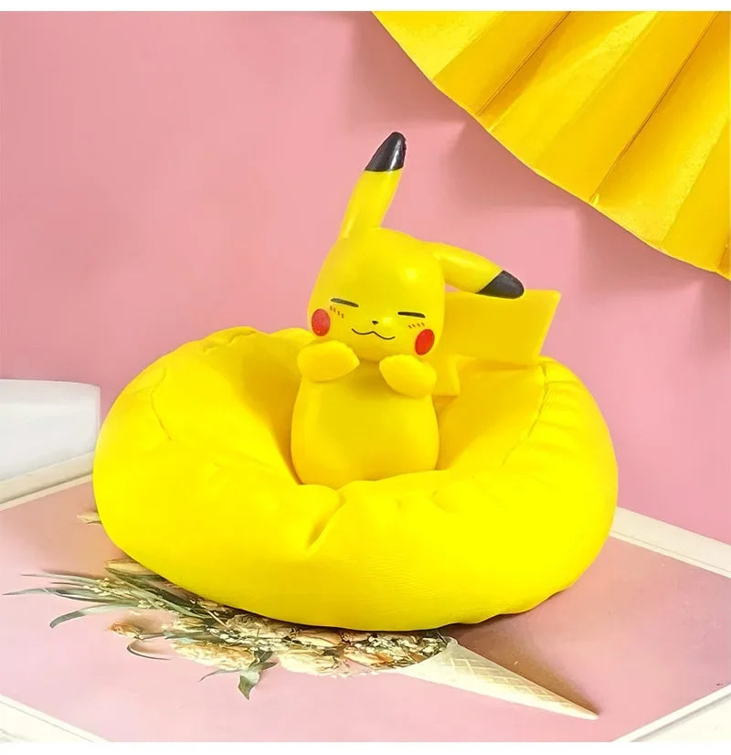 Pokémon Starry Dream Figures – Pikachu, Snorlax & Squirtle Sleeping Pose Decor