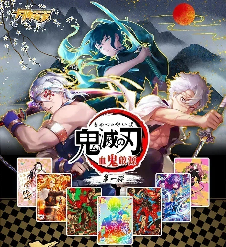 New Original Demon Slayer Cards Infinite Train SSP Card Diamond Rare Card Collection