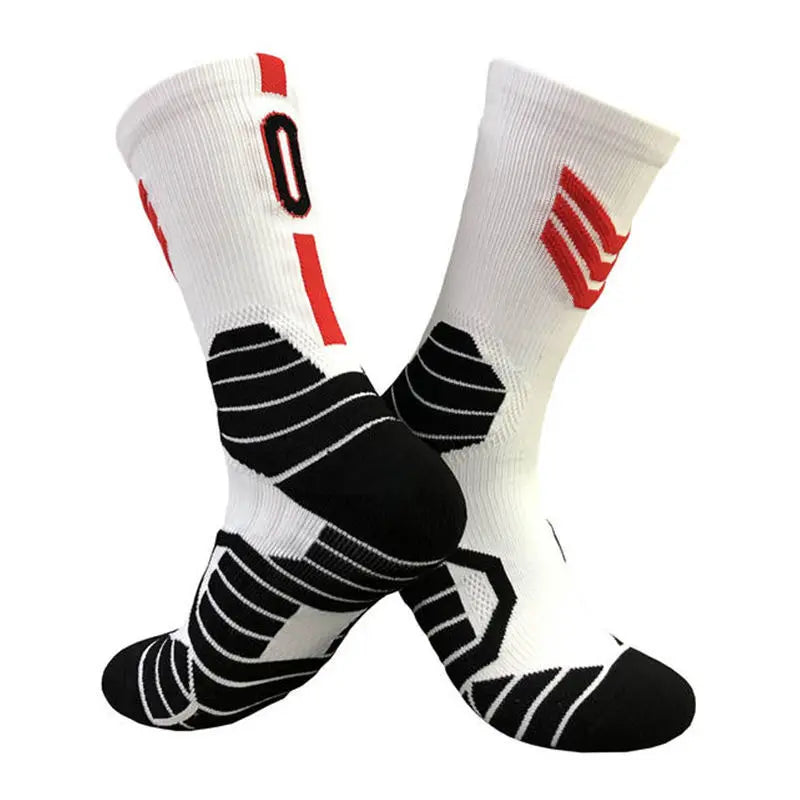 Professionelle Elite-Basketballsocken – Rutschfest, dick, atmungsaktiv für Erwachsene und Kinder