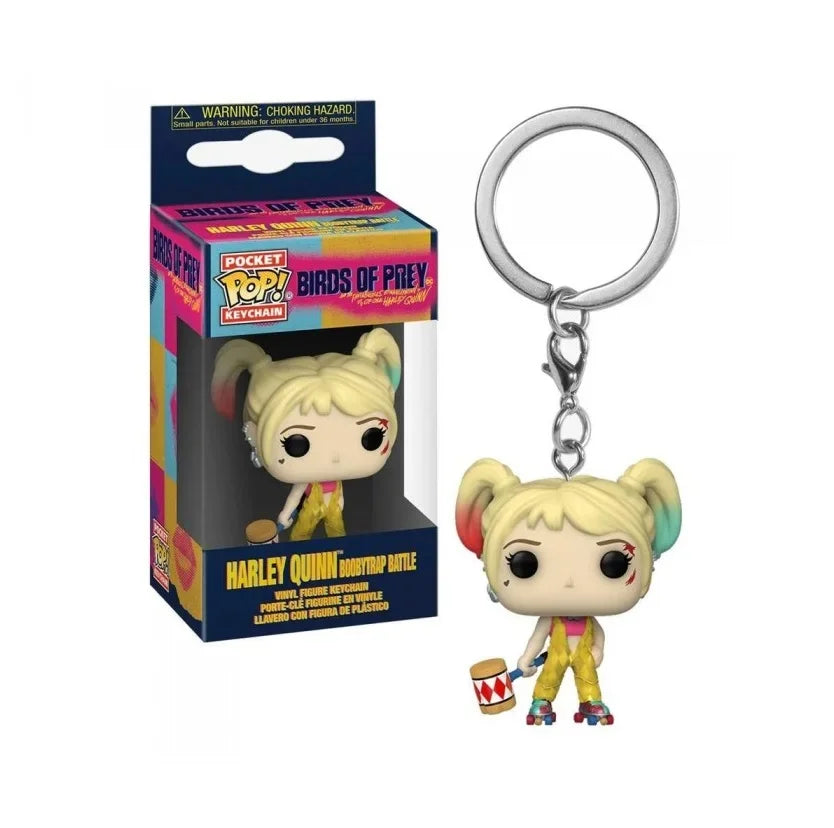 FUNKO POP Gardiens de la Galaxie Grooted Joker Morty Porte-clés Jouet Suicide Squad Figurines d'action en vinyle Jouets