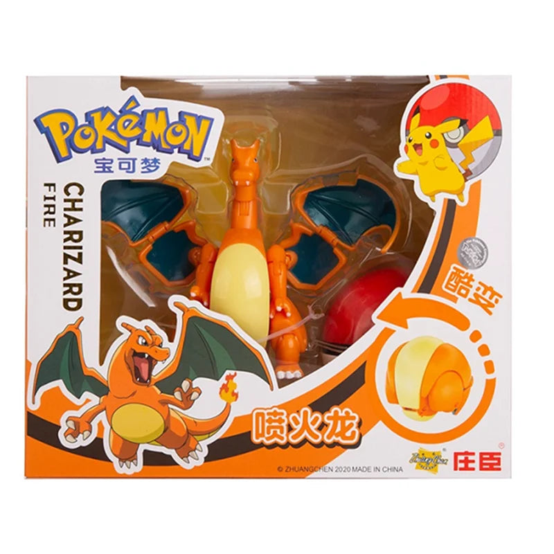 Pokemon Anime Figur Charizard Pikachu Gyarados Tasche Monster Figur Aktion Spielzeug