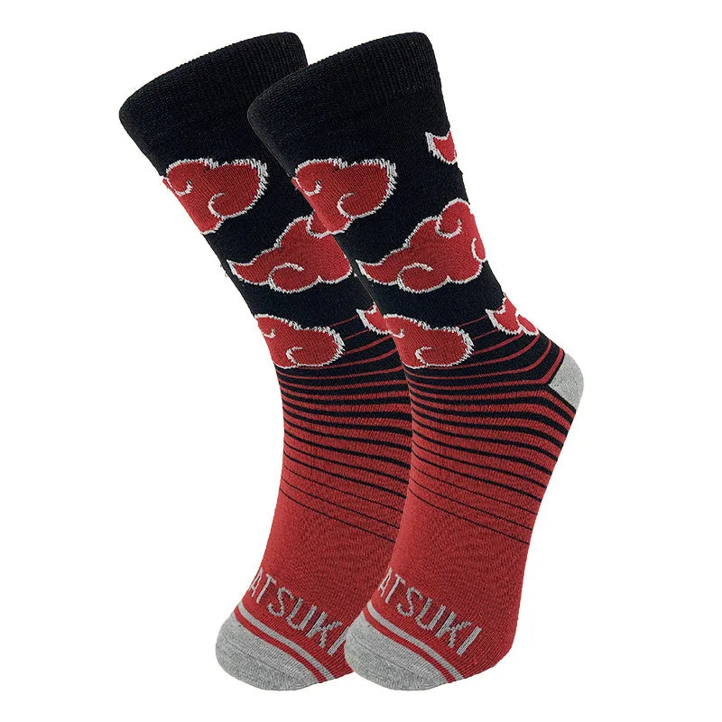 Socken mit Anime-Cartoon-Charakteren für Herren – Cosplay-Skateboard-Stil