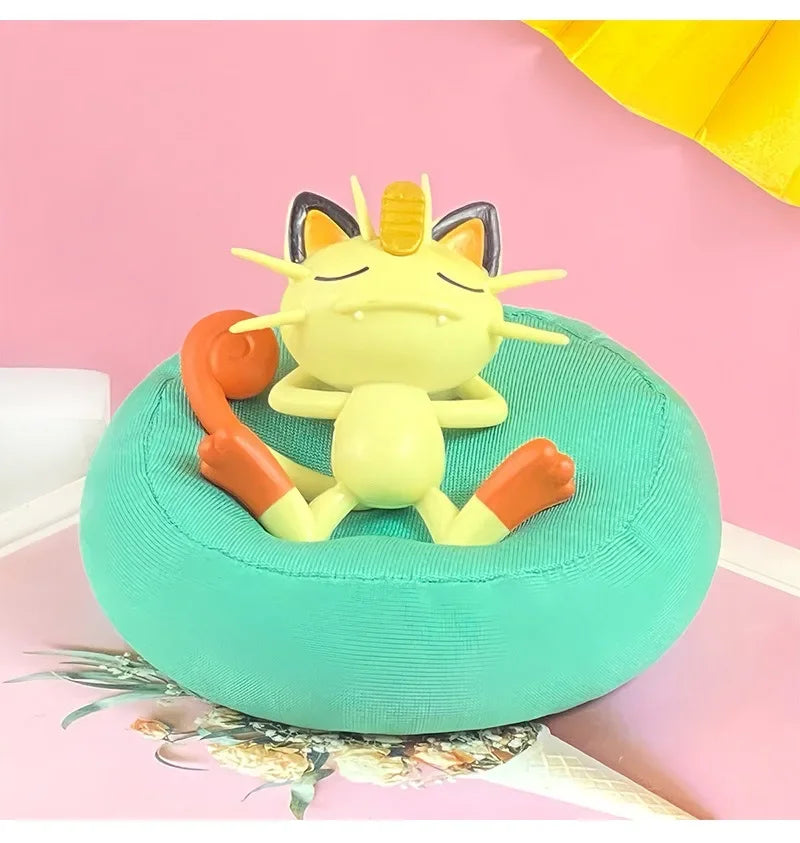 Pokémon Starry Dream Figures – Pikachu, Snorlax & Squirtle Sleeping Pose Decor