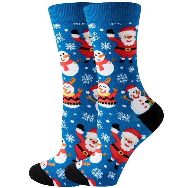 Modische bunte Pflanzen- und Igelsocken – Frühlings-Herbst-Baumwollsocken