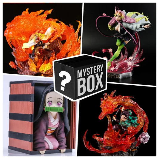 Demon Slayer Mystery Blind Box – Kaufe 1 und bekomme 5! Nezuko, Tanjirou, Inosuke und weitere Überraschungsfiguren