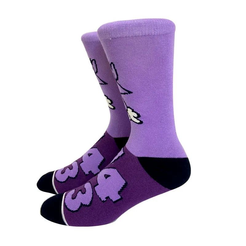Neue Marvel Anime-Filmsocken – Lustige Wadensocken aus Baumwolle für Männer und Frauen, Cosplay-Hip-Hop-Stil