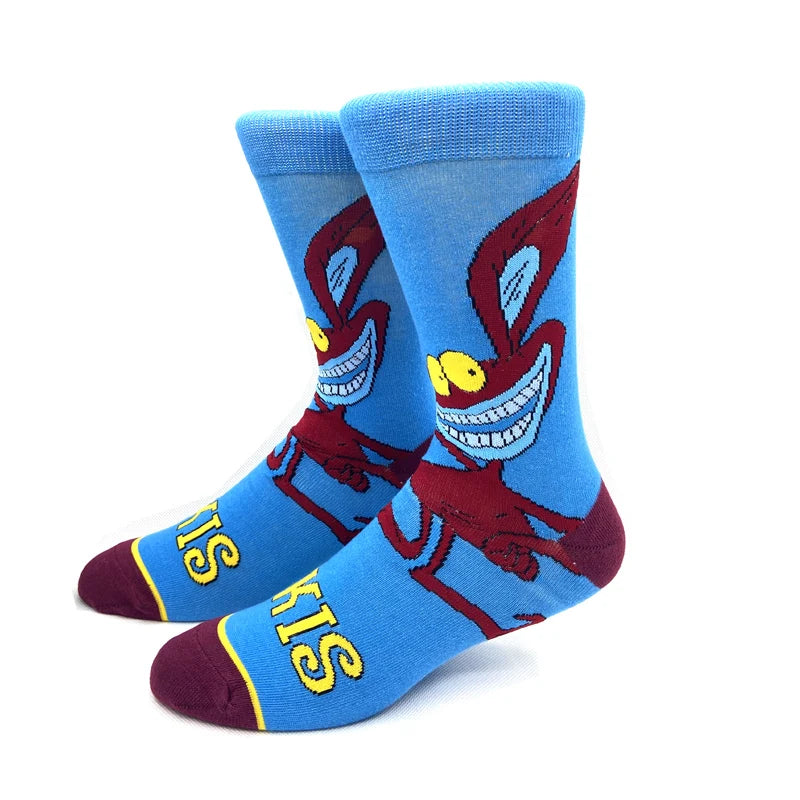 Neue Marvel Anime-Filmsocken – Lustige Wadensocken aus Baumwolle für Männer und Frauen, Cosplay-Hip-Hop-Stil