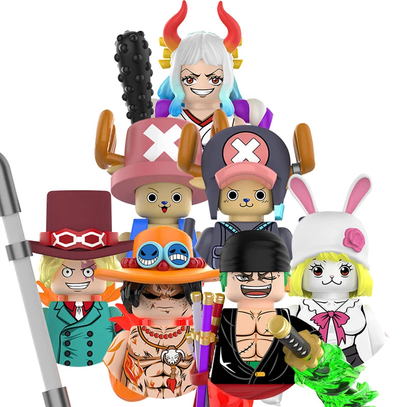 MOC Anime Cartoon Bricks Dolls – Mini-Lernpuzzle Bausteine ​​Spielzeug Geschenk