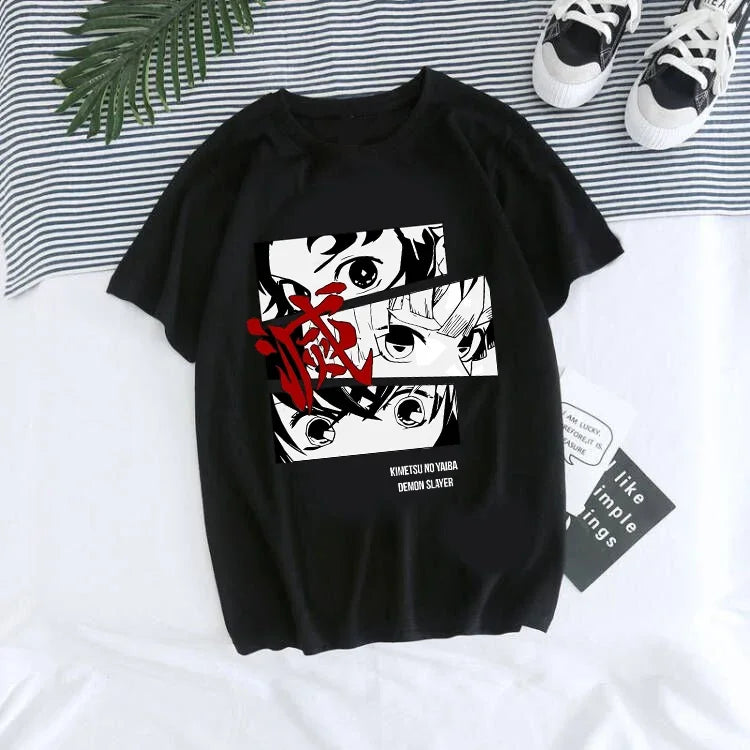 Kimetsu no Yaiba T-Shirt Tanjiro Kamado Anime T-Shirt graphique