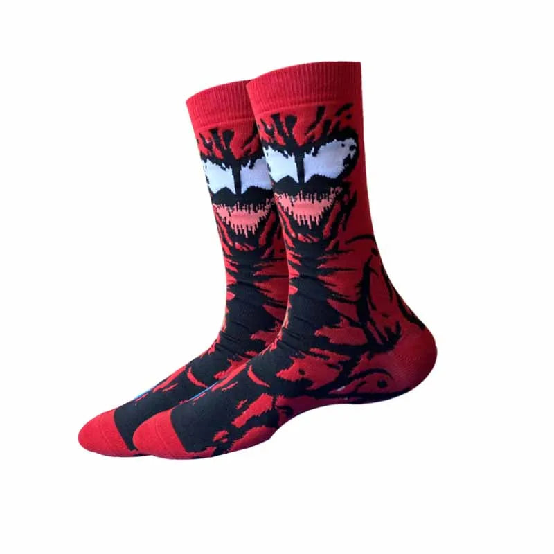 Neue Marvel Anime-Filmsocken – Lustige Wadensocken aus Baumwolle für Männer und Frauen, Cosplay-Hip-Hop-Stil