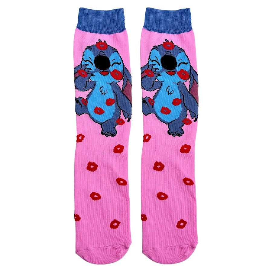 Chaussettes MINISO Disney Anime Cartoon Nouveauté Drôle
